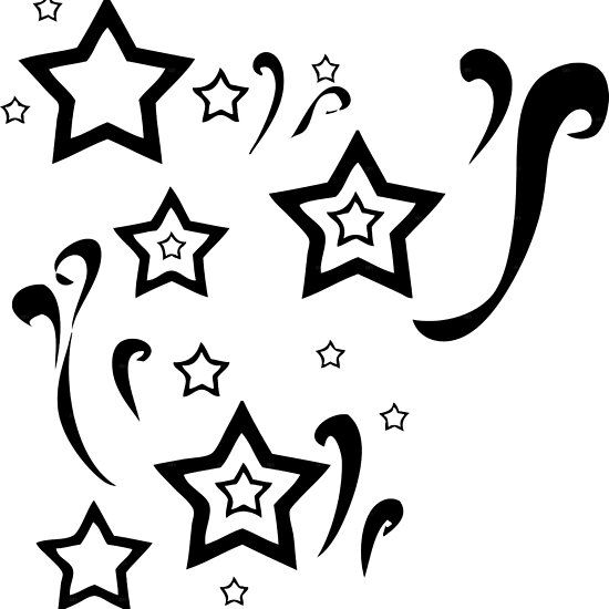 Tattoo Designs Swirls. Star-swirl tattoo design by