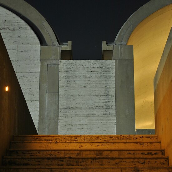 Kimball Art Museum. Stairway to Kimbell Art Museum