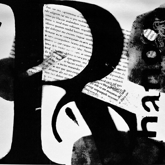 letter art a. Abstract Letter Art - Texture