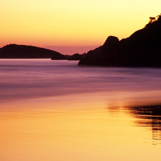 Sunset - Squeaky Beach by beach sunset landscapes. Sunset - Squeaky Beach by