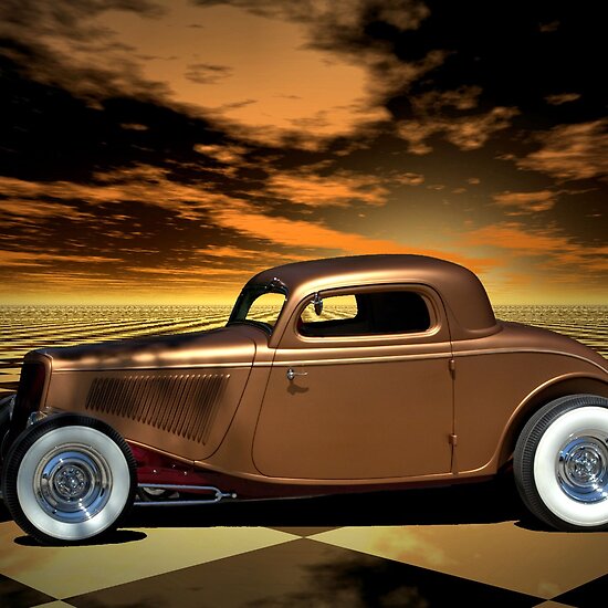 hot rod art prints. Tonequot; Hot Rod by TeeMack