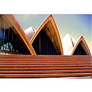 Sydney Opera House Steps by Stephen Saunders