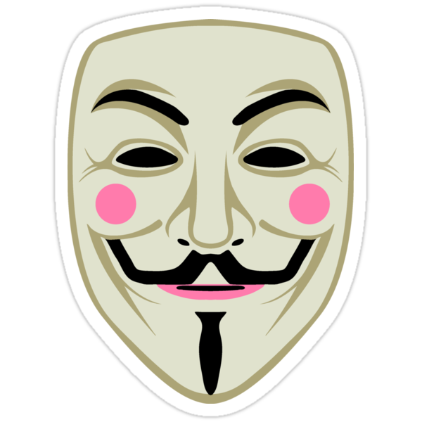 Sticker: Guy Fawkes Mask