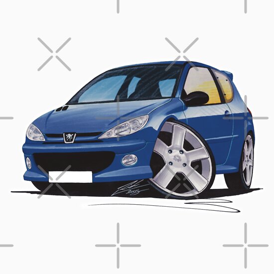 Peugeot 206 Gti Blue. Peugeot 206 GTi Blue by