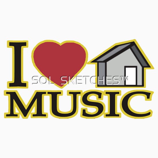 house music logo. I LOVE HOUSE MUSIC LOGO: