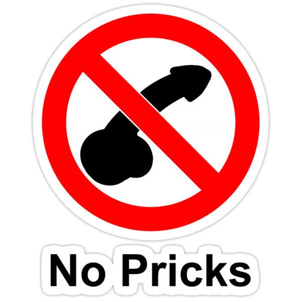 work.6686573.1.sticker,375x360.no-pricks-black-lettering-funny-v1.png