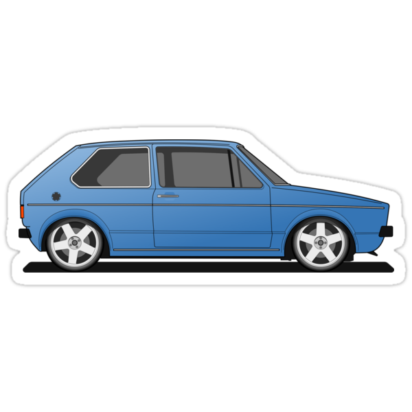 Volkswagen Golf Mk1 Blue by Volkswagen Guy