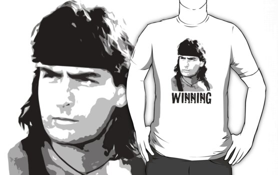 charlie sheen winning t shirt. Charlie Sheen Winning t-shirt