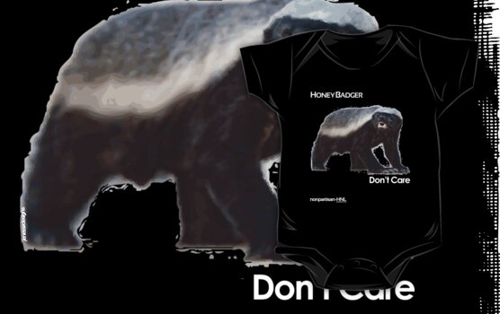 honey badger t-shirt. Honey Badger Don#39;t Care