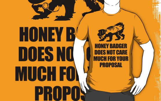 honey badger vs tasmanian devil. honey badger t-shirt.