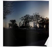 Dubai+skyline+silhouette