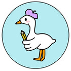 GooseWithPencil