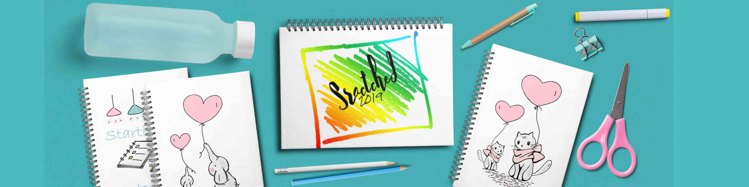 Redbubble banner for @scratched