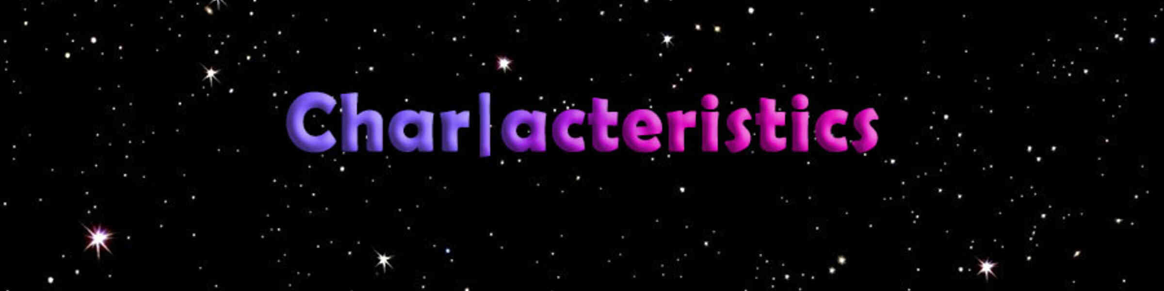 Redbubble banner for @CHARacteristics