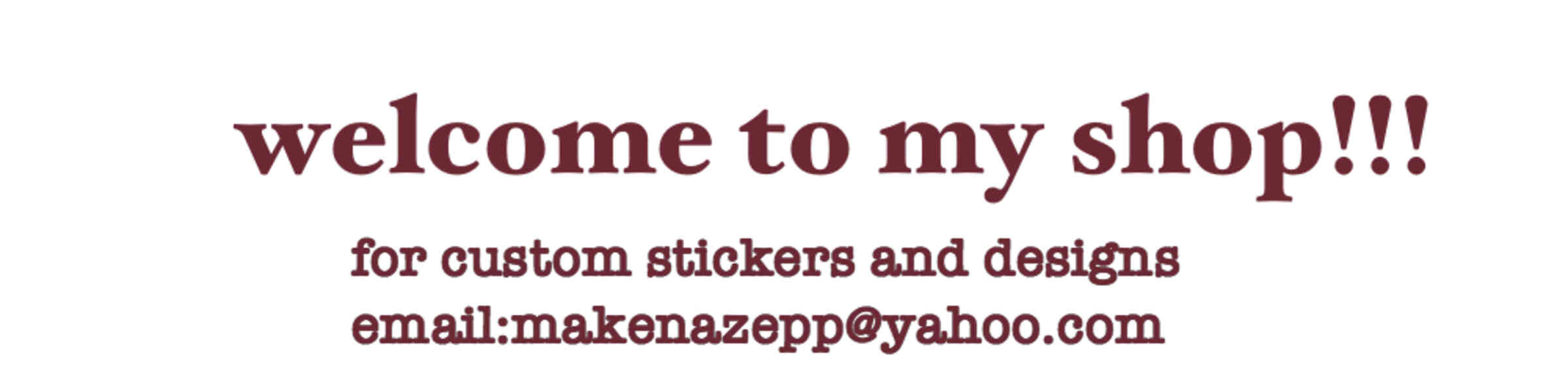 Artist shop banner image