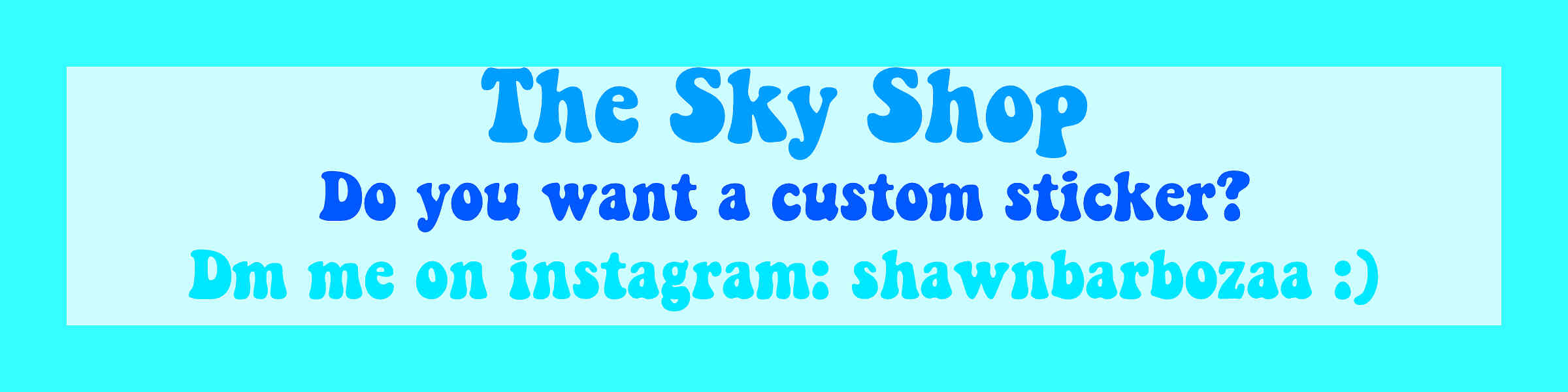 Artist shop banner image