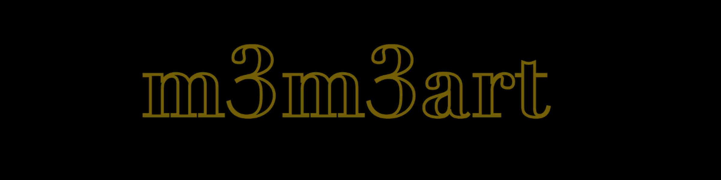 Redbubble banner for @m3m3art