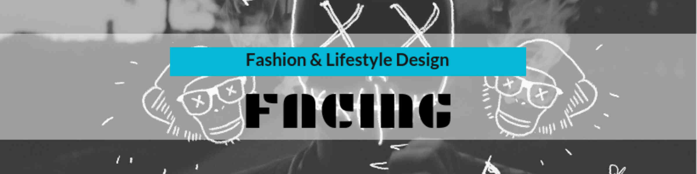 Redbubble banner for @facing