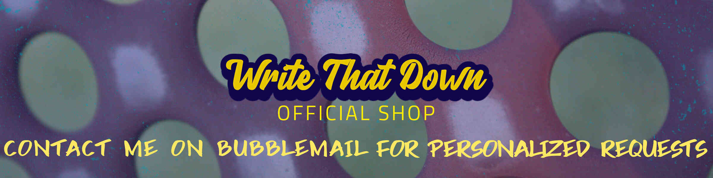 Artist shop banner image