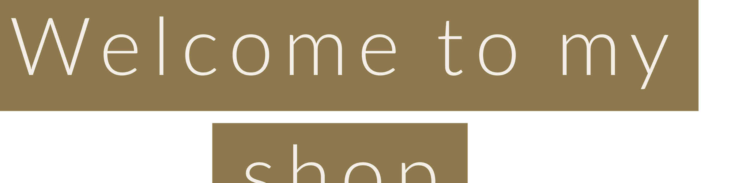 Artist shop banner image