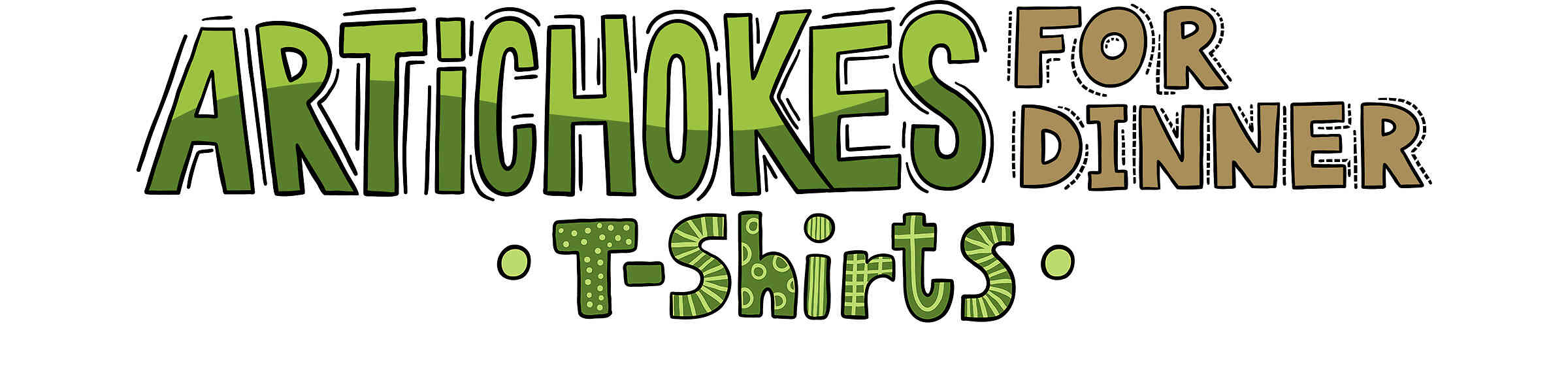 Redbubble banner for @artichokes