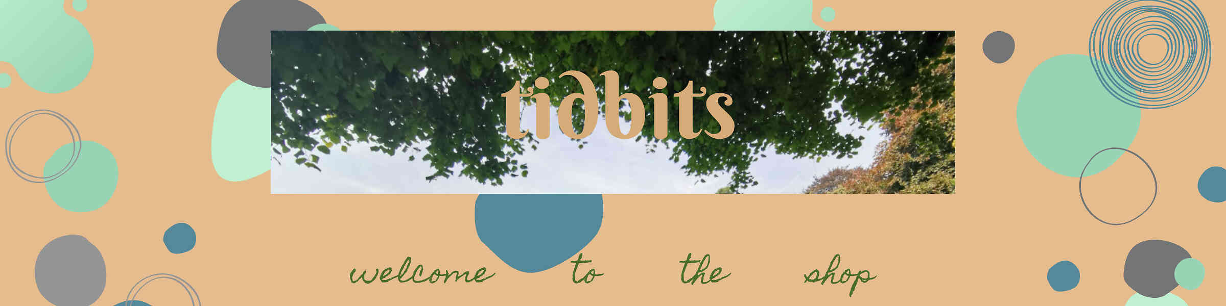 Redbubble banner for @tidbits