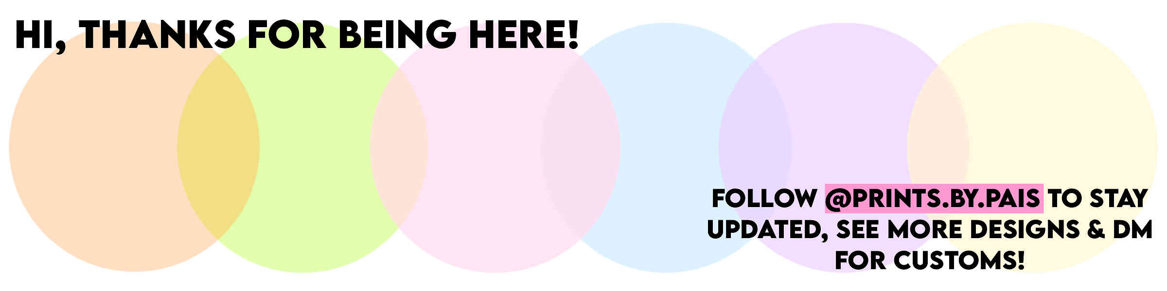 Artist shop banner image