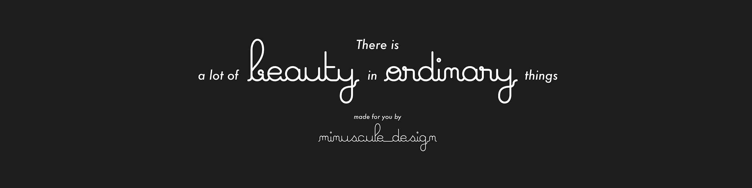Redbubble banner for @minuscule