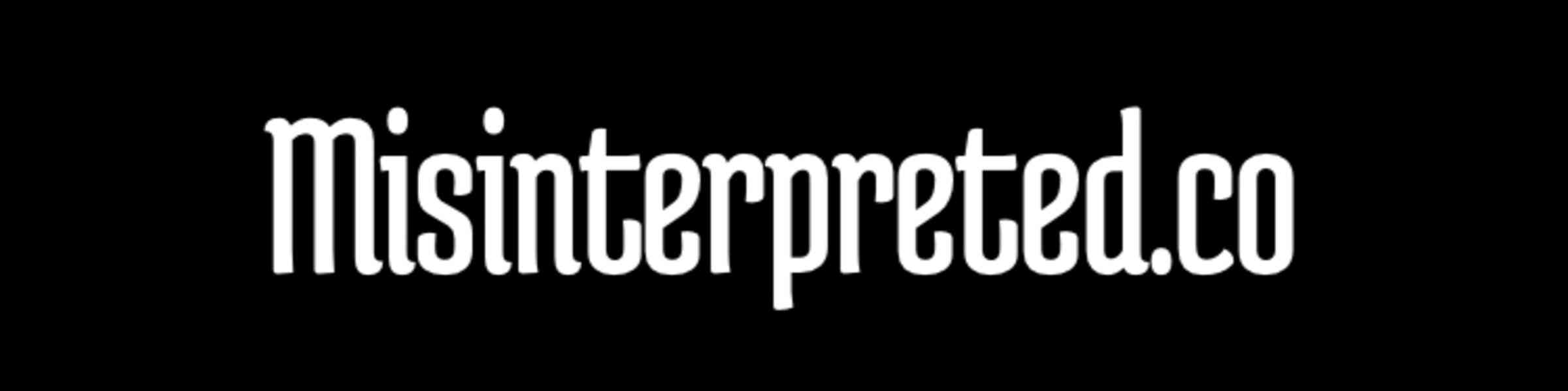 Redbubble banner for @misinterpreted