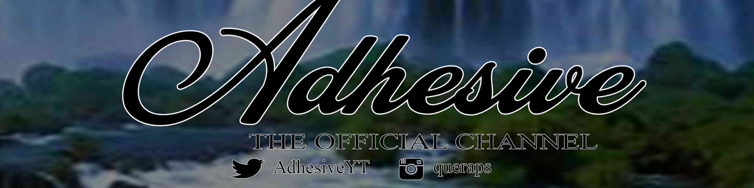 Redbubble banner for @Adhesive