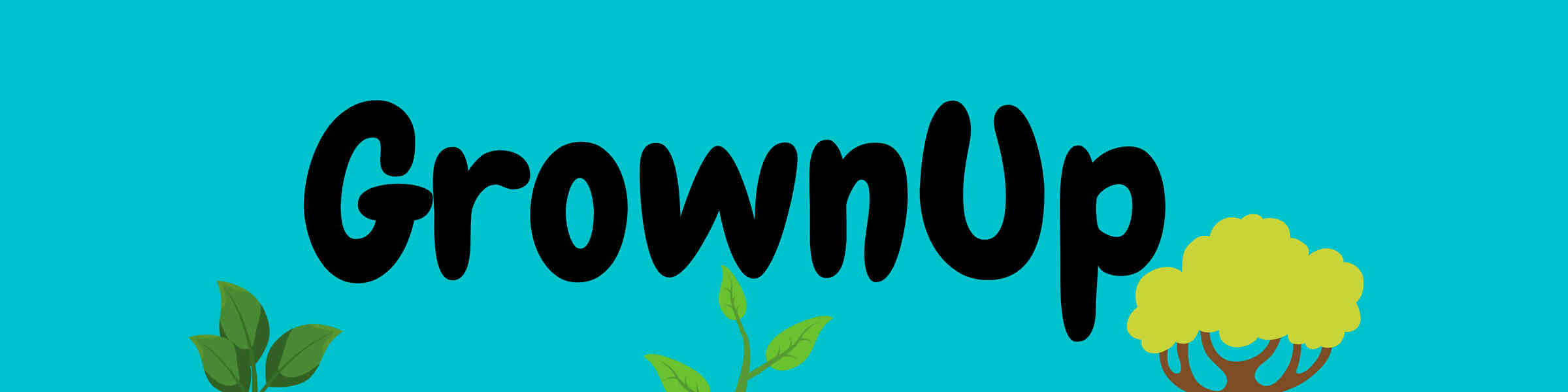 Redbubble banner for @GrownUp