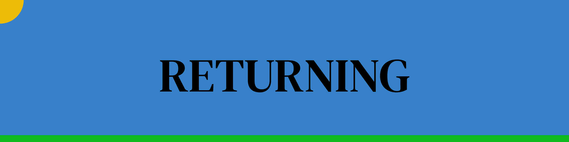 Redbubble banner for @Returning
