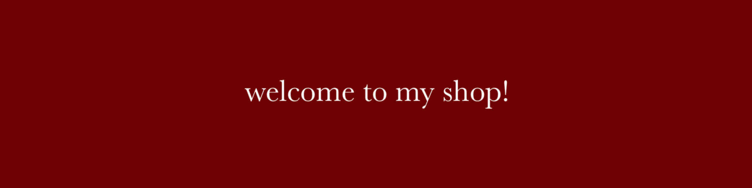 Artist shop banner image