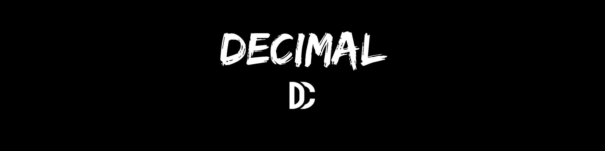 Redbubble banner for @Decimal