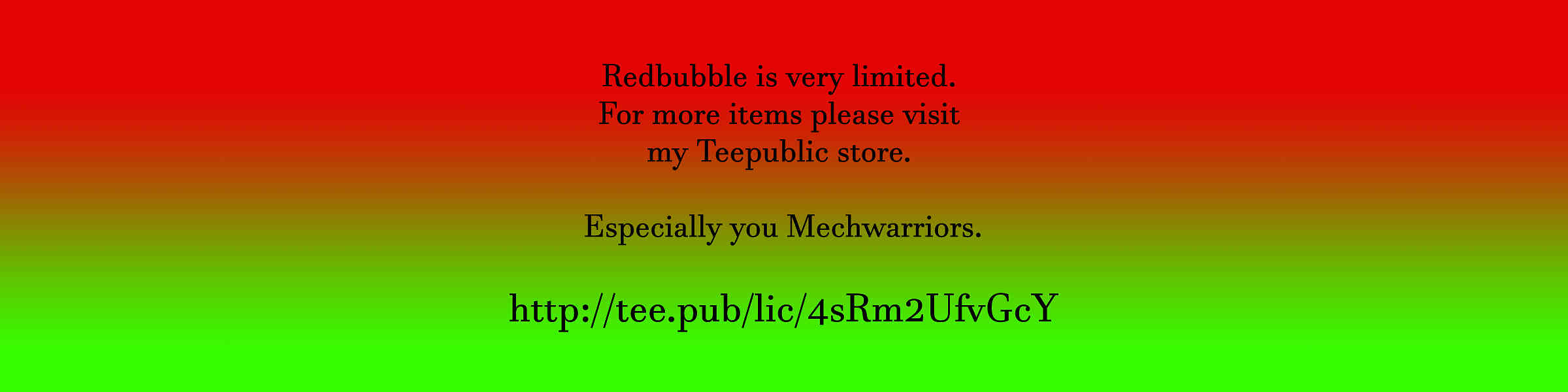 Artist shop banner image