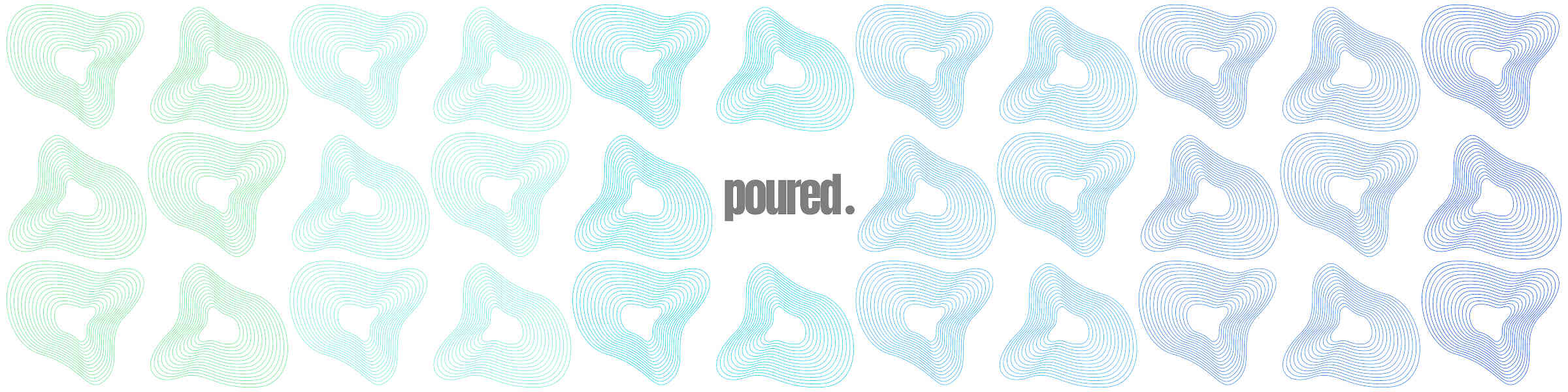 Redbubble banner for @Poured