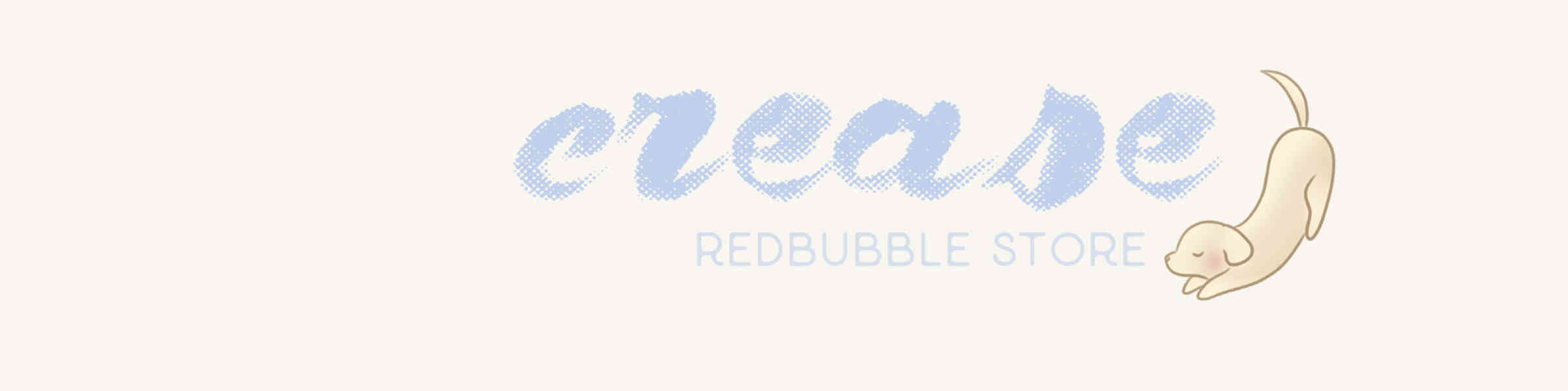 Redbubble banner for @creased