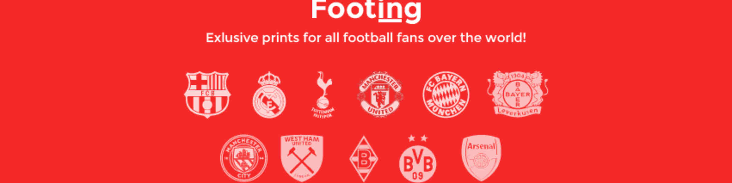 Redbubble banner for @footing