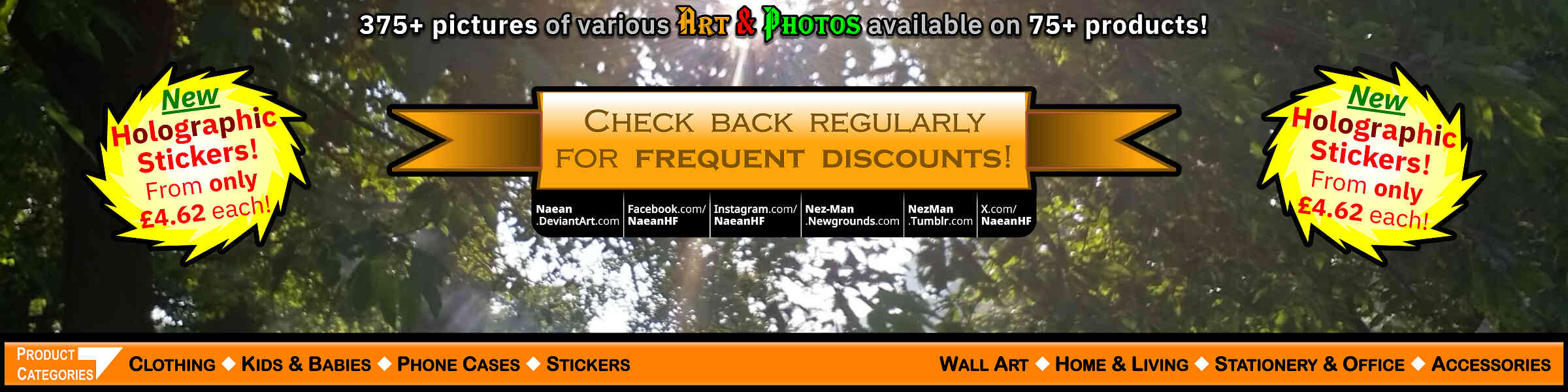 Artist shop banner image