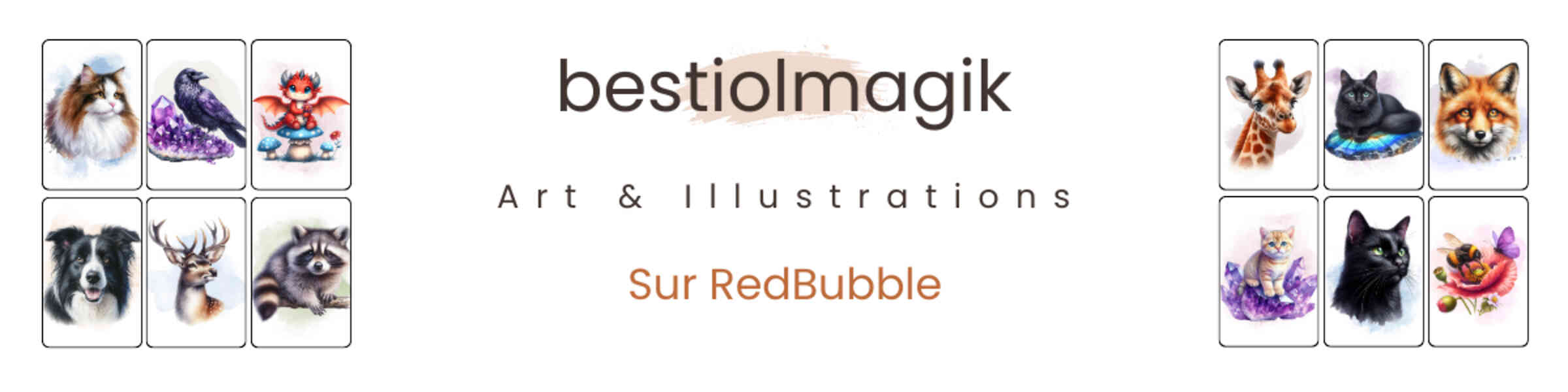 Bannière de la boutique de l'artiste