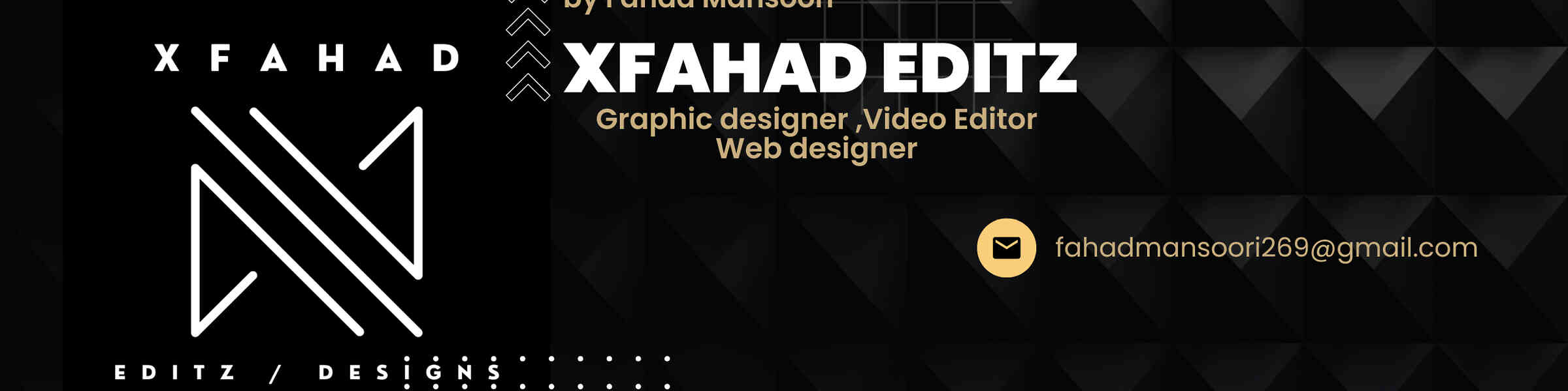 Redbubble banner for @xfahad