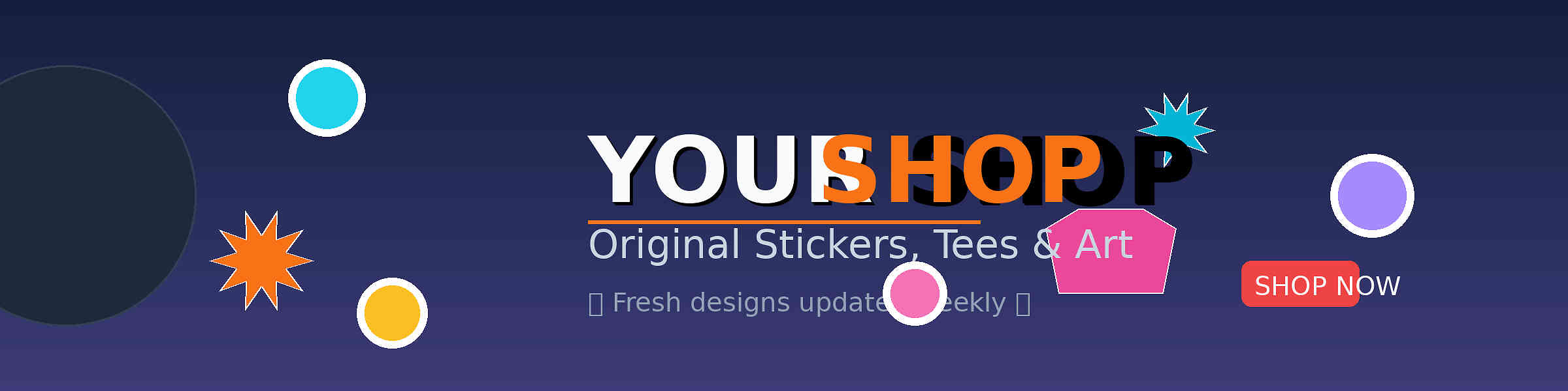 Artist shop banner image
