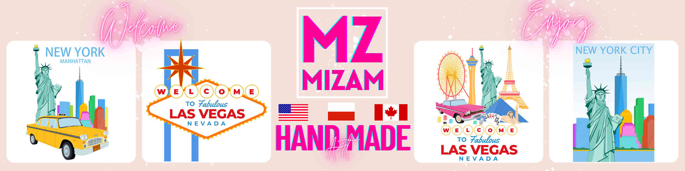 Redbubble banner for @mizam