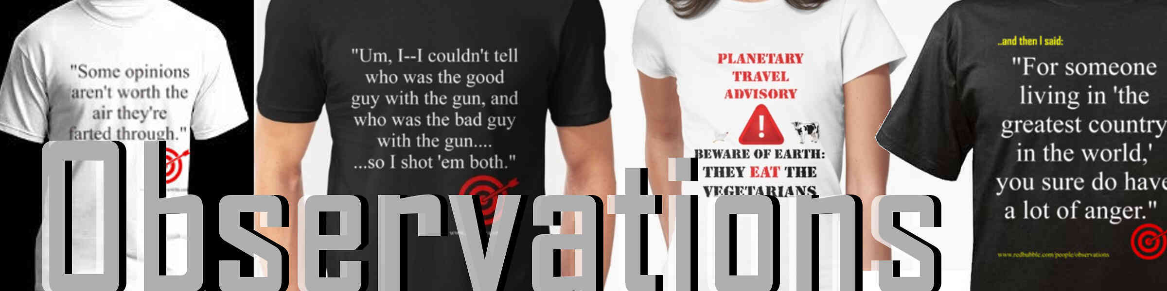 Redbubble banner for @observations