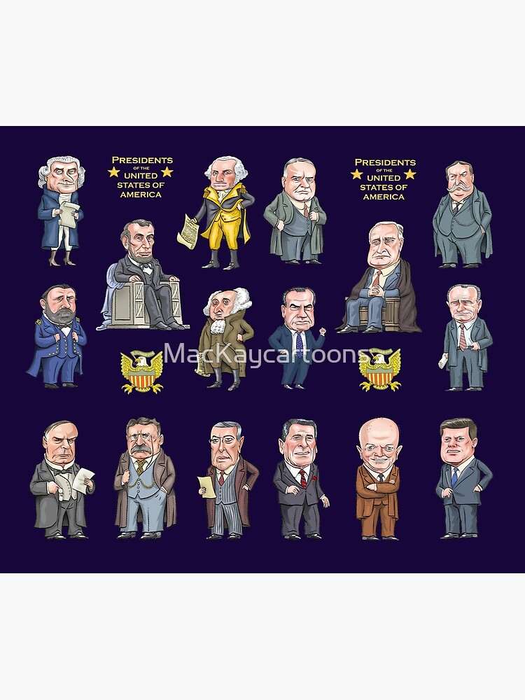 Presidents of the United States by MacKaycartoons