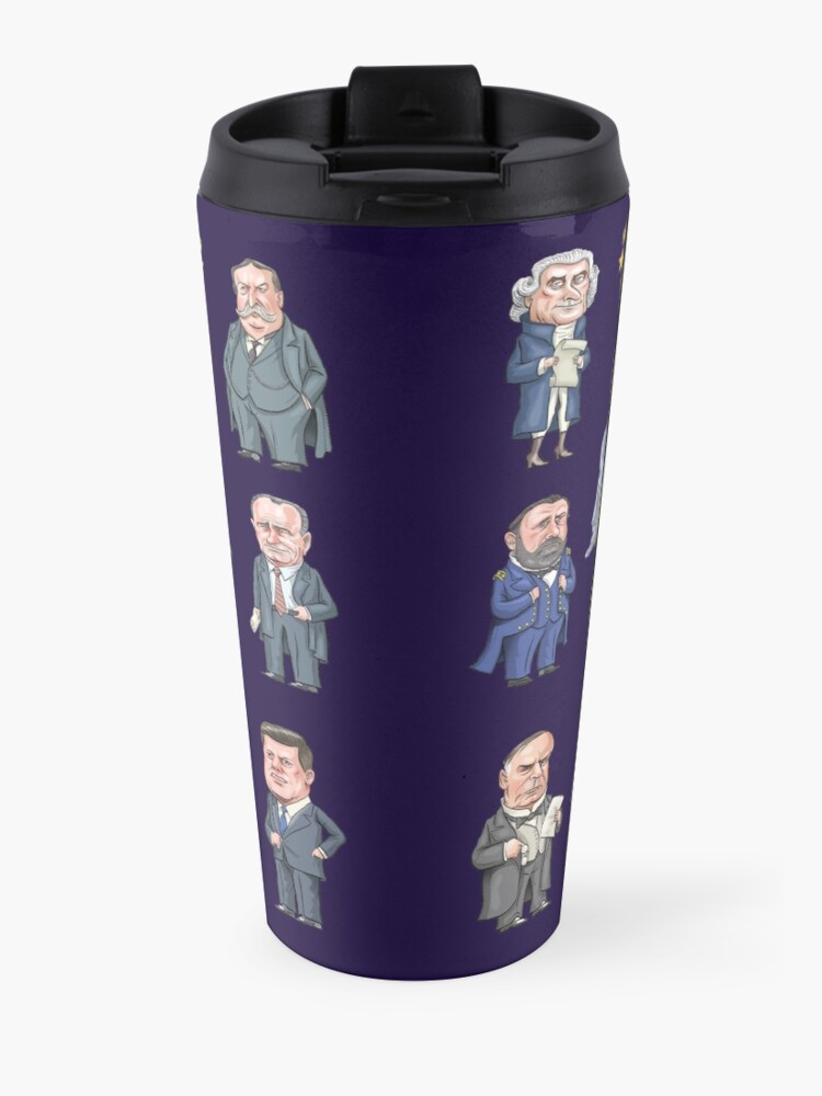 Alternate view of Presidents of the United States Travel Mug