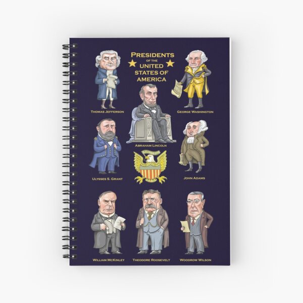 Presidents of the United States Spiral Notebook
