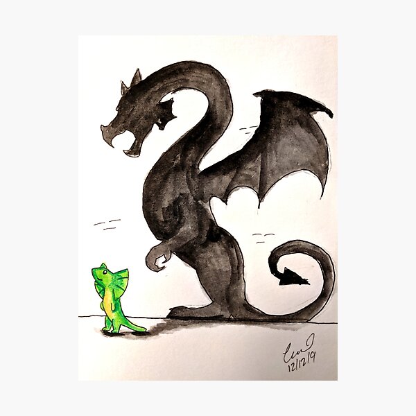 Source of Strength Series: Dragon Photographic Print