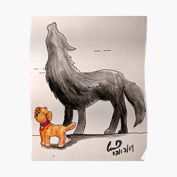 Source of Strength Series: Wolf Poster