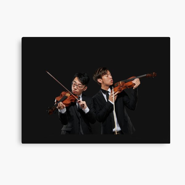 twoset violin - brett and eddy - dynamic duo Canvas Print